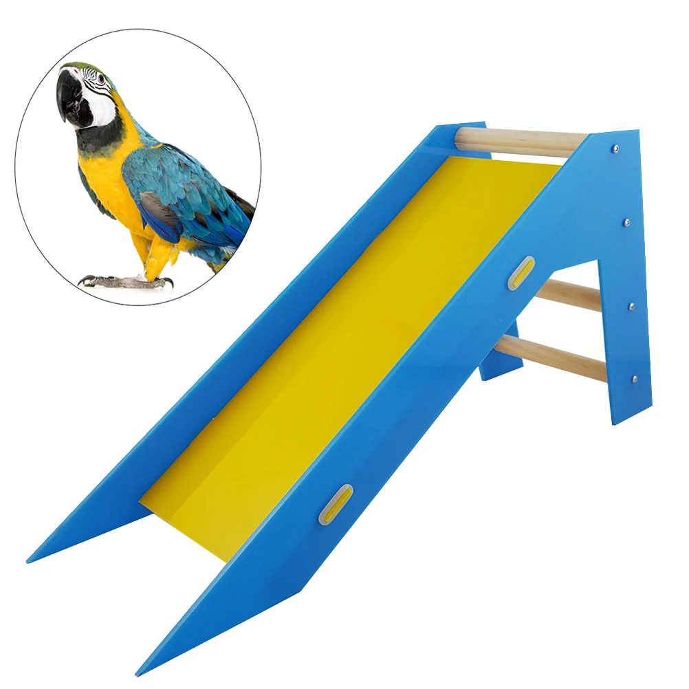 

Mini Slide Ladder Parrot Skill Training Bird Climbing Playground Educational Hamster Climbing Accessory Bird Educational