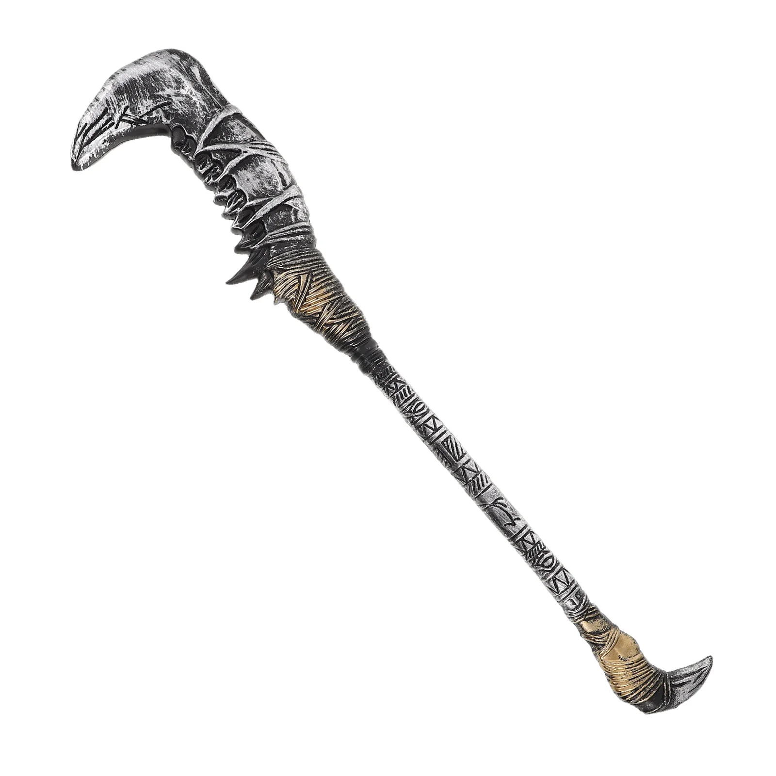 

Scythe Prop Faux Golden Models Reaper Costume Accessory Halloween Party Props Cosplay Character