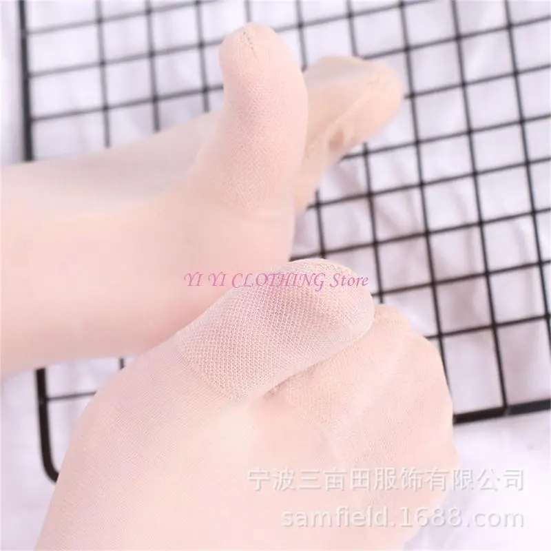 N5KF للسيدات الجوارب الكاحل عالية الكاحل مع جوارب طاقم Flop Flop منفصل