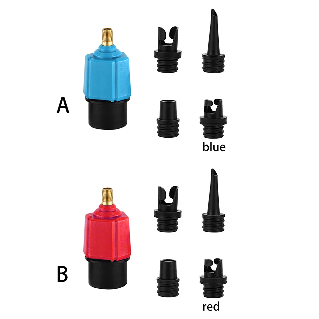 Pump Adapter Air Valve Adapters Multifunctional Rafting Supplies Simple Installation Kayak Accessories Convertor Blue