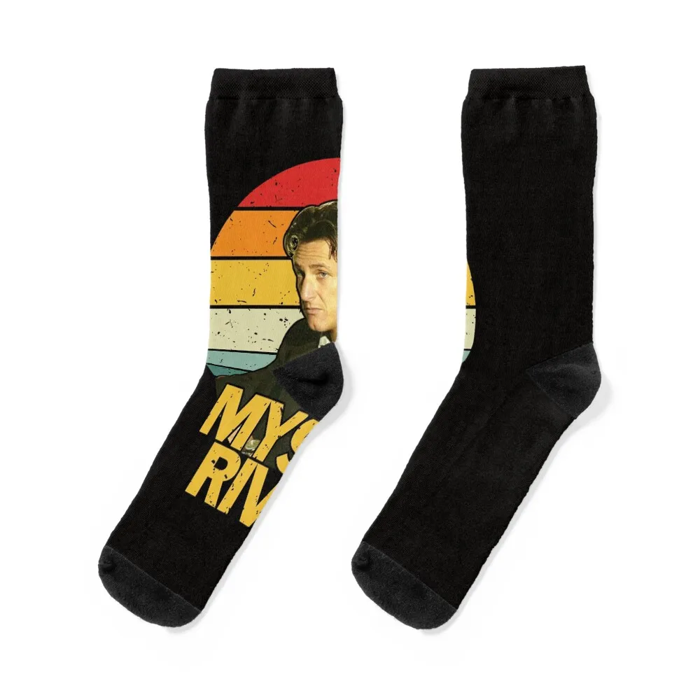 

Mystic River Vintage Movie Socks Stockings compression aesthetic Thermal man winter new year Men's Socks Women's