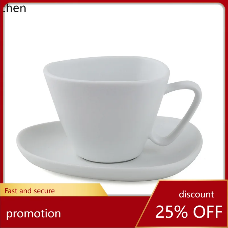 

ZML Exquisite Ceramic Breakfast Cup Afternoon Tea Cup Coffee Cup and Saucer Set