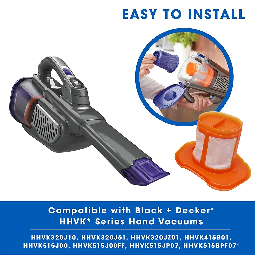 مرشحات بديلة A88X متوافقة مع ملحقات المكنسة الكهربائية Black+Decker HHVKF10، HHVK320J10، HHVK515J00FF