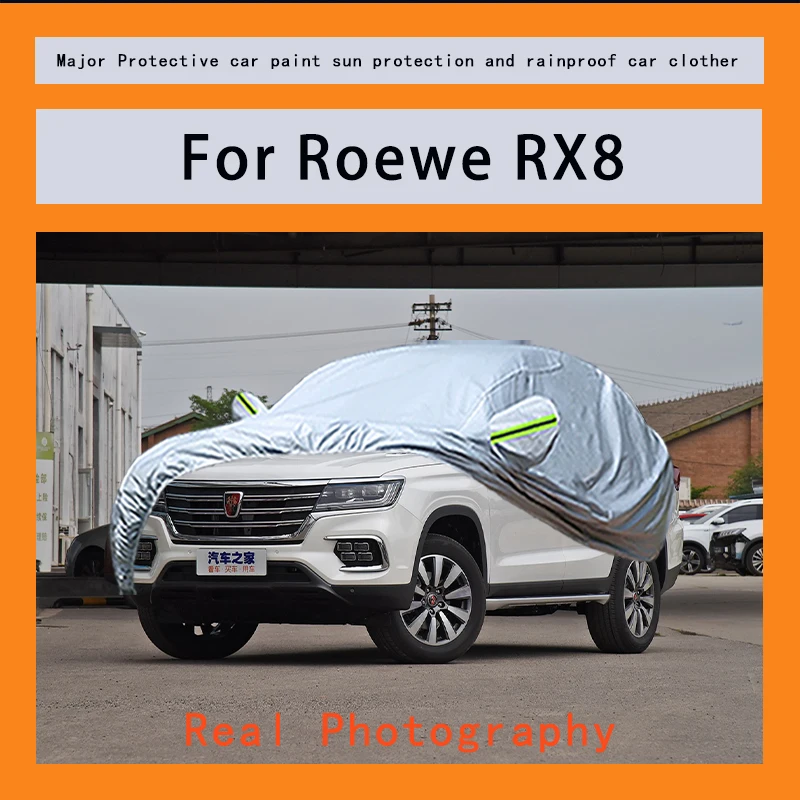 

﻿﻿For Roewe RX8 Car Covers Outdoor Waterproof Dustproof Sun Rain Snow Protection Thick Oxford Cloth Full Outer Cover