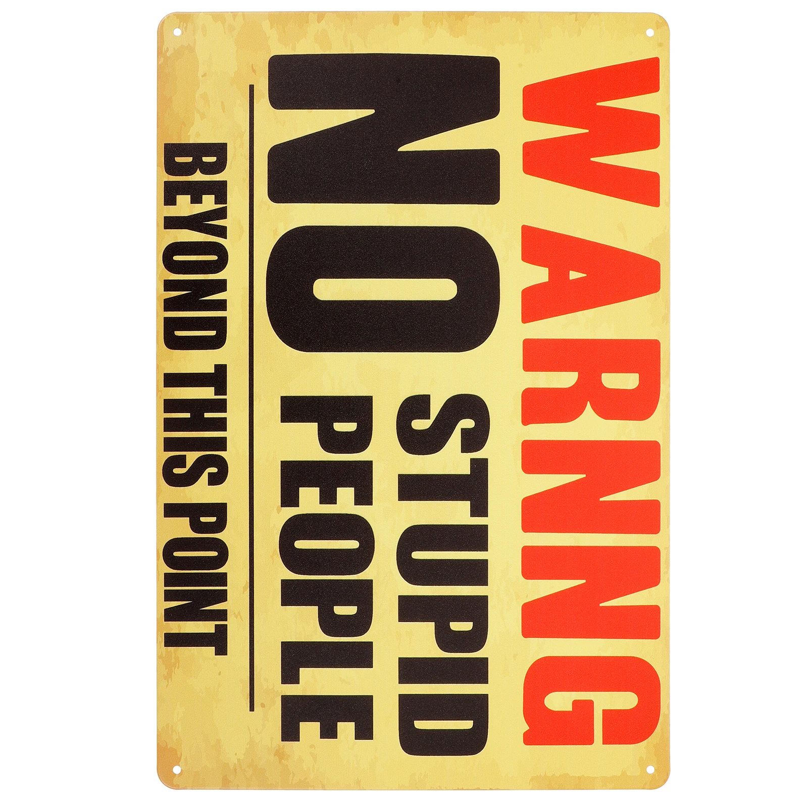 Garden Private Property Warning Iron Plate Decor Outdoor Retro Sign No Trespassing Metal Sign Large Letters Fade