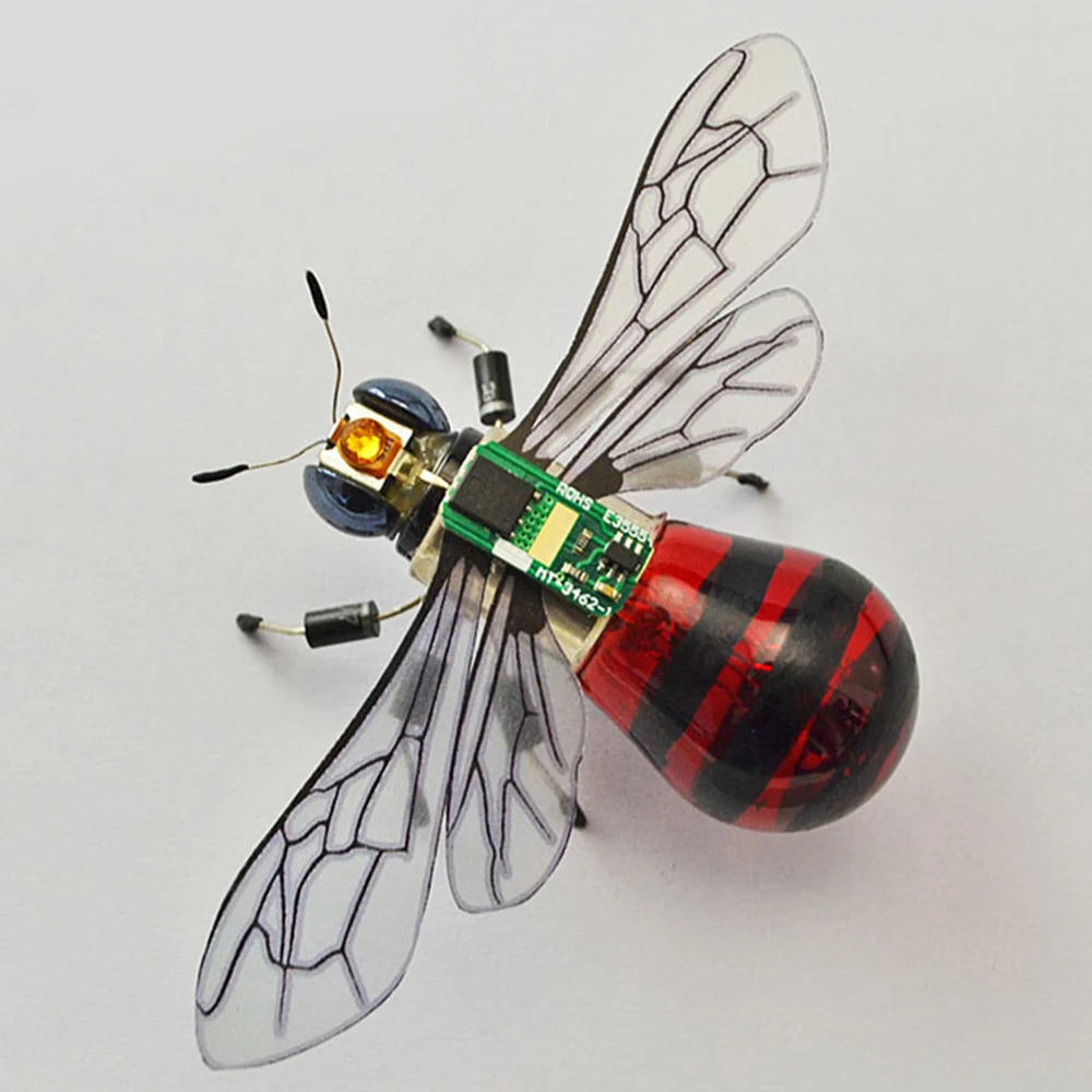 Modello di ape Macchinari in metallo Puzzle Giocattoli scientifici per bambini Kit di apprendimento tecnologico STEM fai-da-te Giocattoli educativi