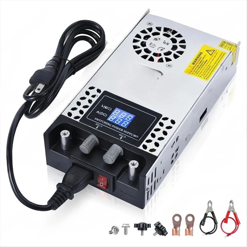 AC To Converter 60V DC Adjustable 0-60V 0-10A SMPS Max 600W Switching Power Supply US Plug
