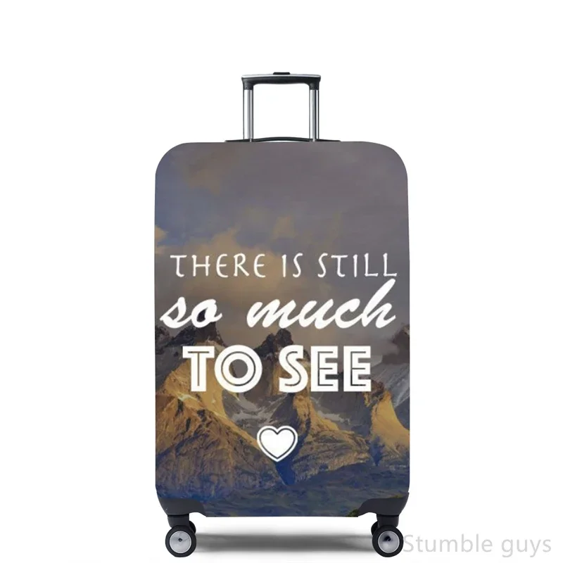 

Elastic Dustproof Luggage Cover Protective Scratch-Resistant Suitcase Sleeve Sturdy Travel Accessory Airline Trips Fits