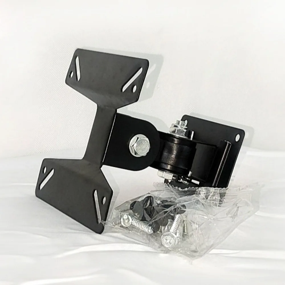 Tilt 180 Degrees Wall Mount Bracket 14-24 Inch 15kg Load Monitor Wall Stand Heavy-Duty Strong Steel TV Wall Holder