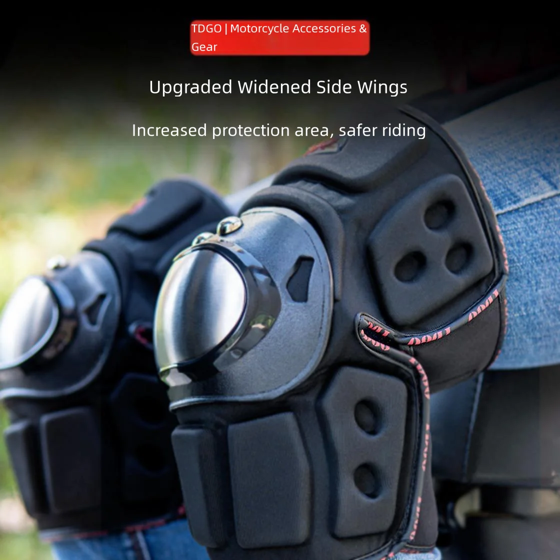 Motorcycle Kneepad Stainless Steel Moto Elbow Knee Pads Motocross Racing Protective Gear Protector Guards Kit