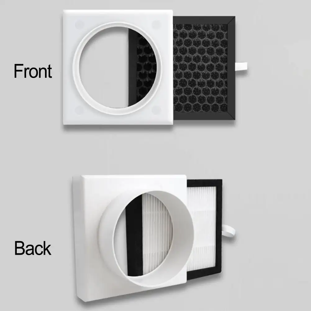 110/160 mm Kanalluftfilter Inline-Kanalbox Belüftung Vorfilter HEPA-Kanal Catkins Luftfilter für PVC PE-Rohre Hardware