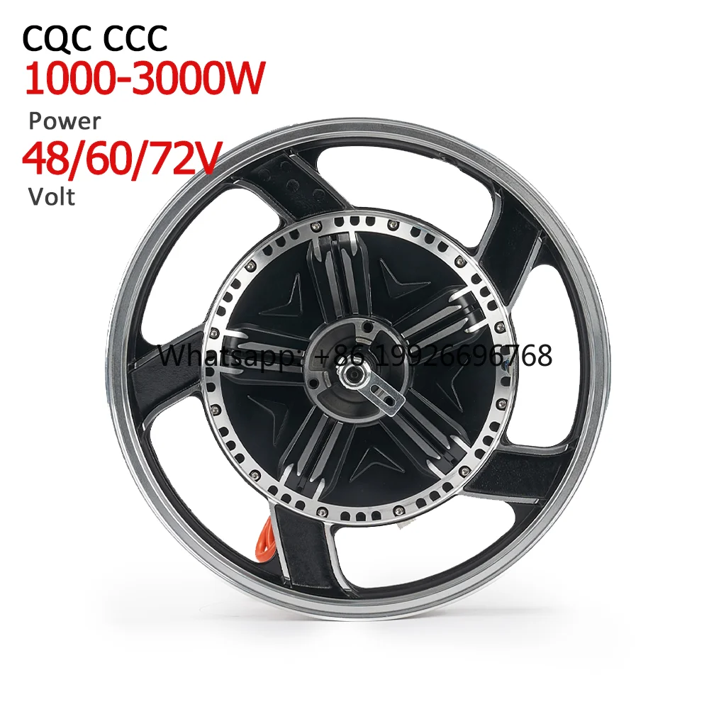 

High Quality 17 Inch Brushless 60v 48v 36v IP67 Permanent Magnet Spoke Rear Wheel Hub Motor for Electric Motorcycles