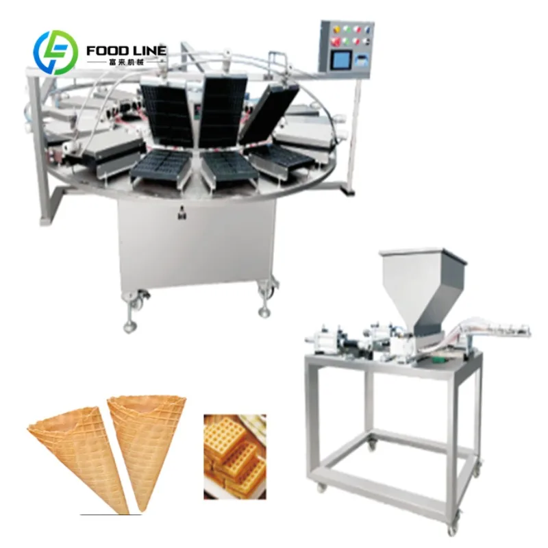 New  industrial high-volume bubble waffle maker with touchscreen, 380V electric, 1-year warranty