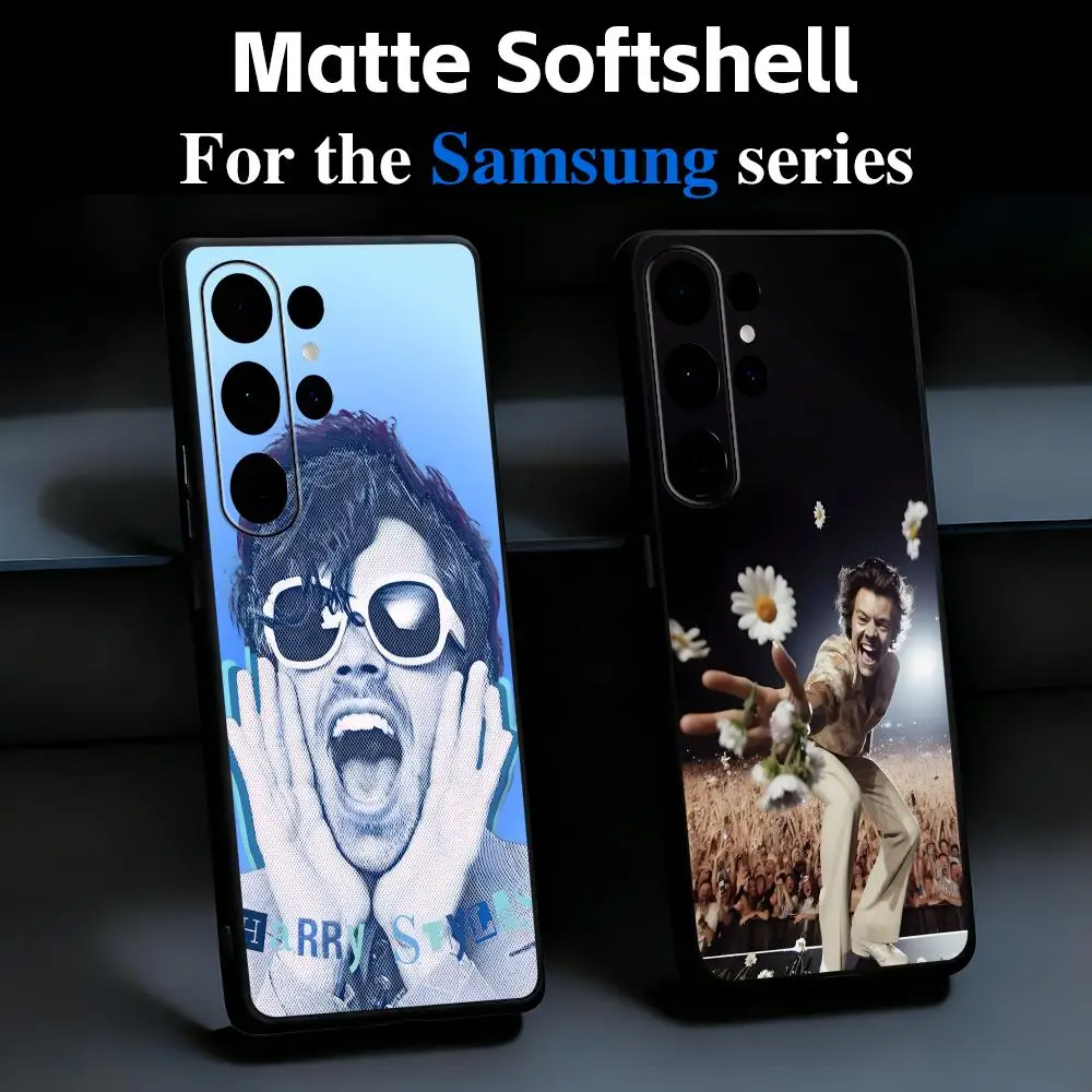 Чехол для телефона Famous-Singer-H-Harry-S-Styles, мягкий черный для Samsung S25 S24 S23 S22 S21 S20 Plus Ultra Note20