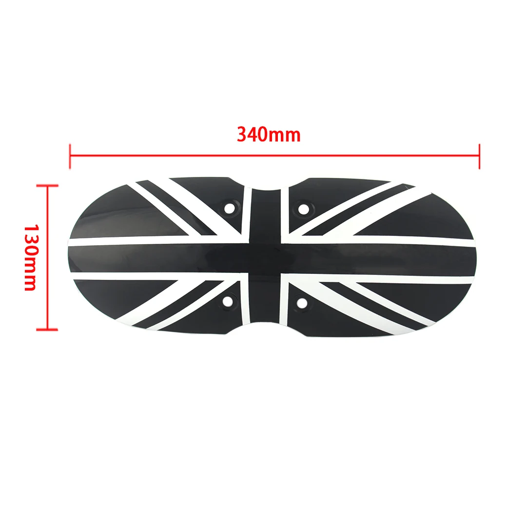 Motorrad kurze vordere Kotflügel Kotflügel Verkleidung Spritz schutz schwarz/rot Motorrad Chopper Bobber für Bonneville T100 – Detail 4
