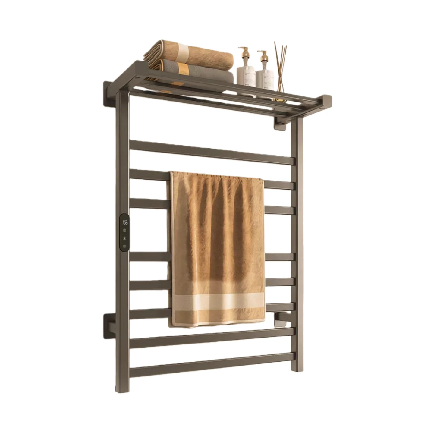 Smart Bathroom Towel Dryer Heater Rack - Wall-Mounted Space Aluminum Radiator Electric Towel Warmer