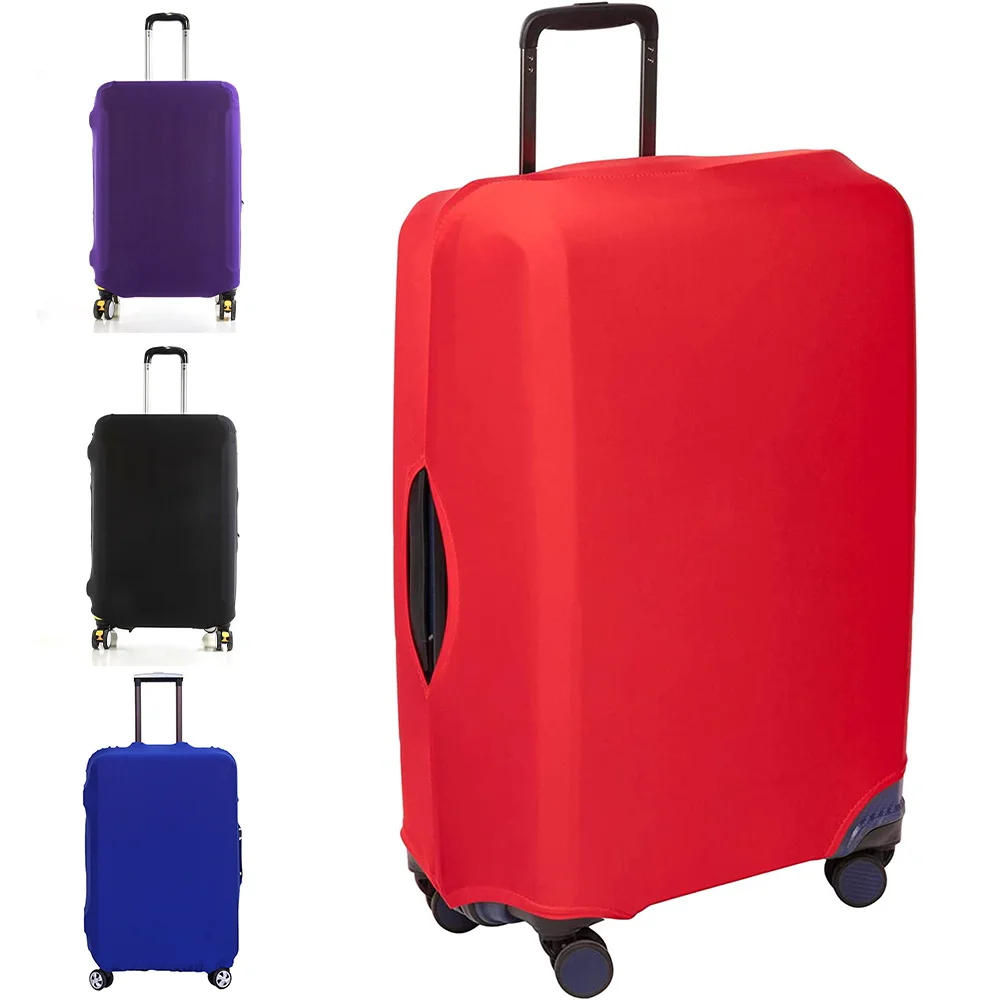 

Solid color Travel suitcase dust cover Luggage Protective Cover For 18-28 inch Trolley case dust cover Travel Accessories