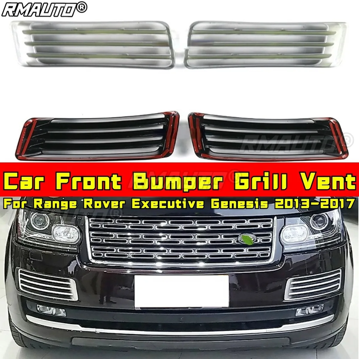 

Для Range Rover Executive Genesis 2013-2017 комплект кузова, передний бампер автомобиля, решетка, вентиляционное отверстие, передняя решетка автомобиля, вентиляционное отверстие, крышки
