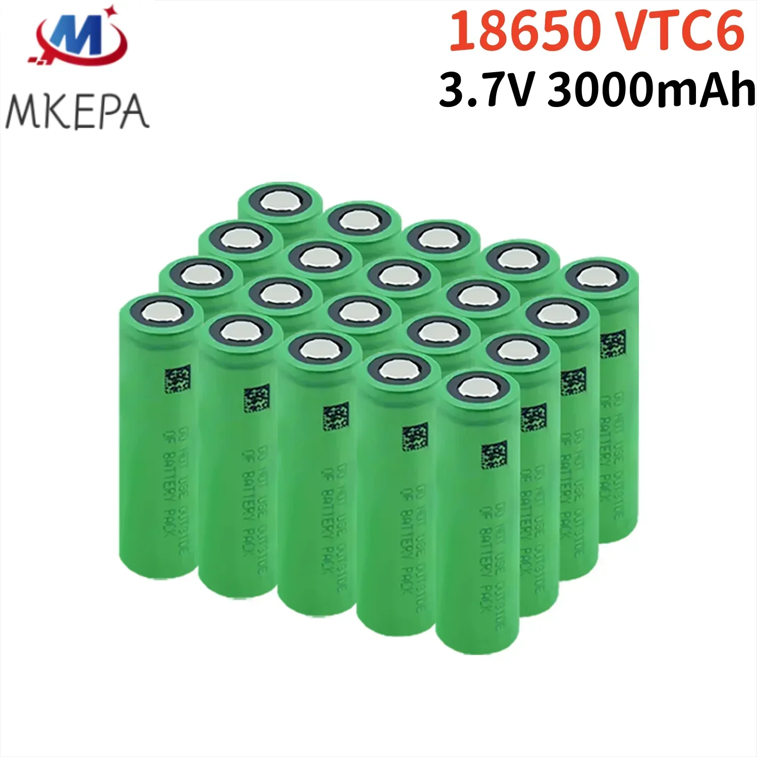 VTC6 3.7V 3000mAh 18650 Rechargeable Batteries Lithium 30A Discharge Vtc6 18650 Battery Vtc6 18650 Battery for Flashlights Toy