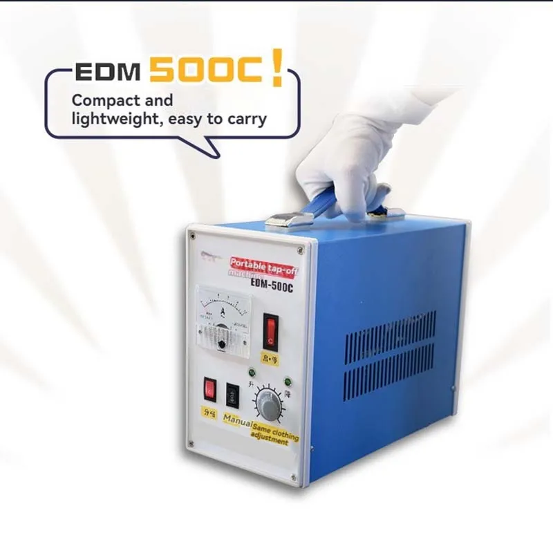 

Cut Off Tap EDM Machine EDM-500C Portable EDM Drilling Machine Bolt Screw Drill Bit Screw Drilling Machine