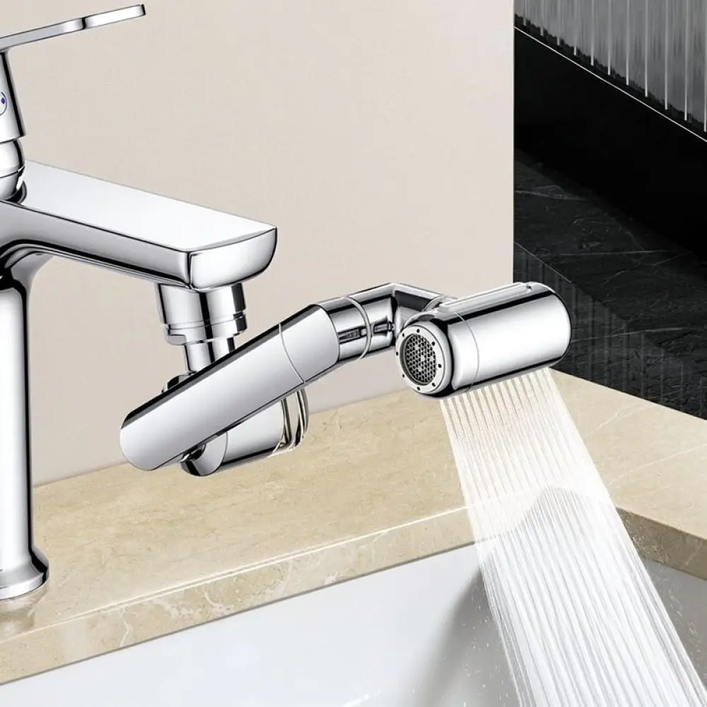 Stainless Steel Robotic Arm Faucet Aerator Swivel Splash Proof Filter Nozzle For Bathroom Kitchen Sink Water Tap