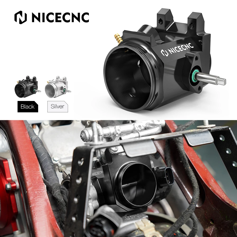 

NICECNC For Raptor 700 55mm Bored Billet Throttle Body Kit for Yamaha Raptor 700R 700SE 2008-2023 ATV Replacement Accessories