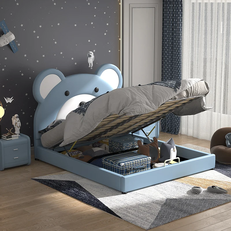 Kids Bed King children bed Queen Size Double Single Kids Bedroom Furniture view 3