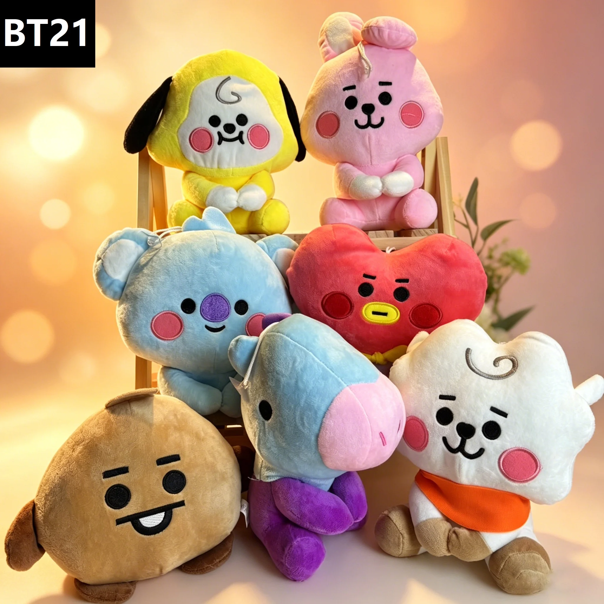 Pluszak Hot B-T-21 Tata Koay Shooky Mang Cooky, plecak z motywem zwierząt z kreskówek, zawieszka do kluczy, telefonu komórkowego, zabawki biurowe, prezent dla przyjaciela.