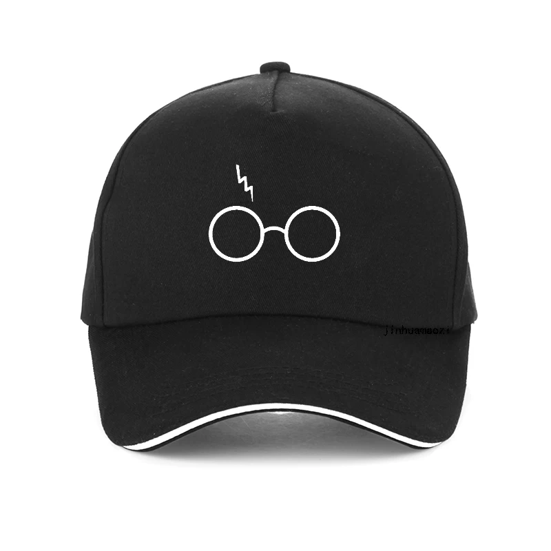 

Harajuku Lightning Glasses cap High Quality Baseball Cap For Men Women Hip Hop adjustable Snapback hat bone