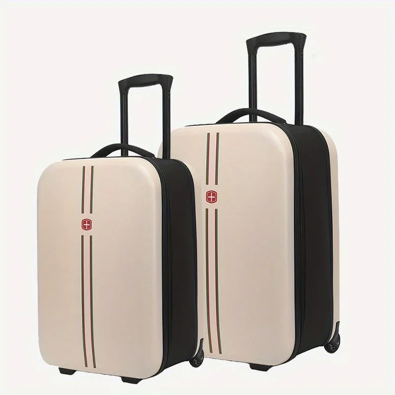 New Foldable Carry On Luggage 20 Inch 24 Inch Lightweight Suitcase for Travel Business Compact Folding Luggage