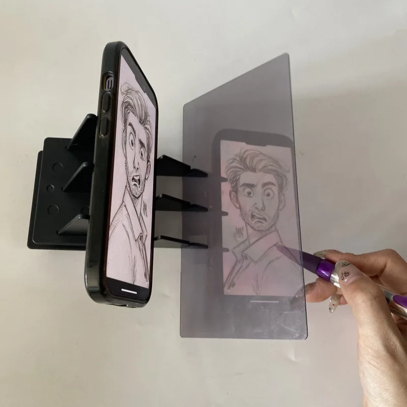 Tableau d'art optique interactif : plaisir éducatif grâce au traçage par projection, améliore l'observation et les compétences de peinture