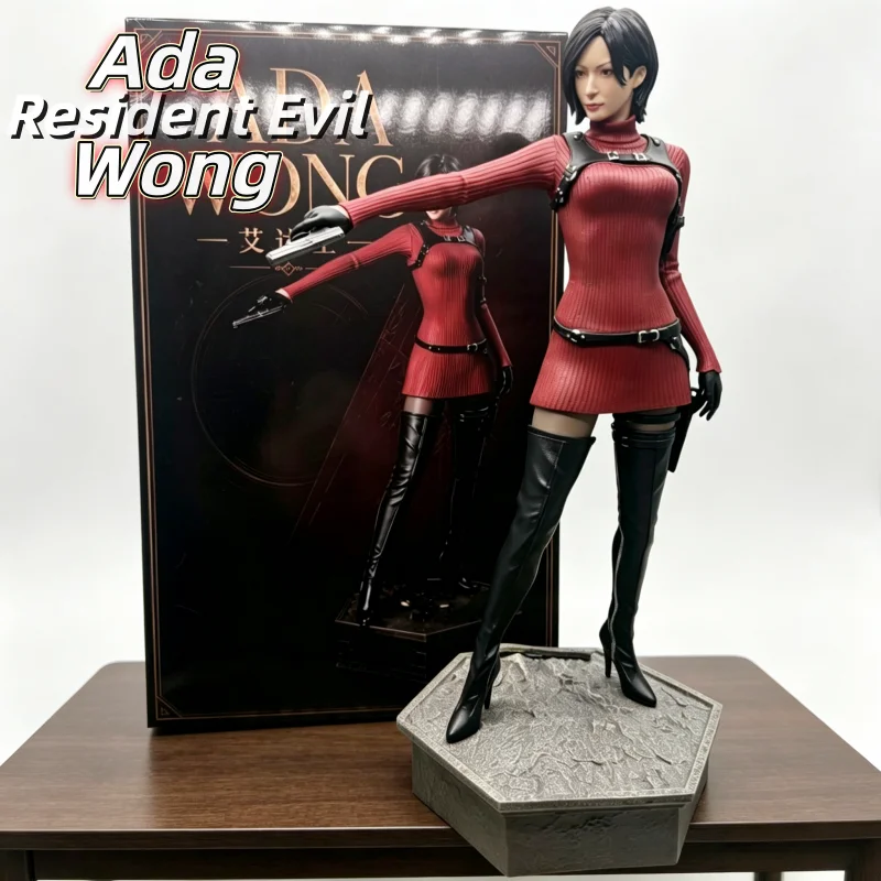Neue Resident Evil Ada Wong 1/6 Maßstab Anime PVC Figur Rotes Kleid Version Zombie-Jäger Sammler-Statue Ornament Spielzeug Geschenk Auf Lager