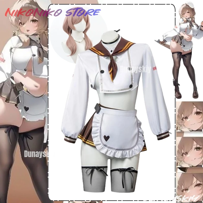 

Nikke The Goddess Of Victory Bride Cosplay Costume Game Nikke SSR Sexy Uniform Costumes Wig Halloween Carnival Suit