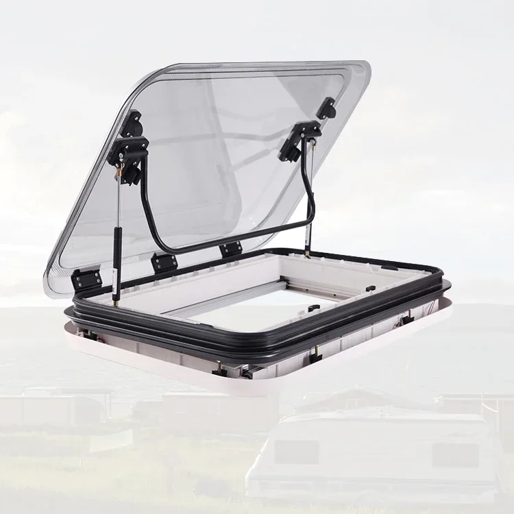 Top Quality RV Skylight MG16SL Roof Window 700*500mm Motorhome Escape Skylight with 12V LED Light