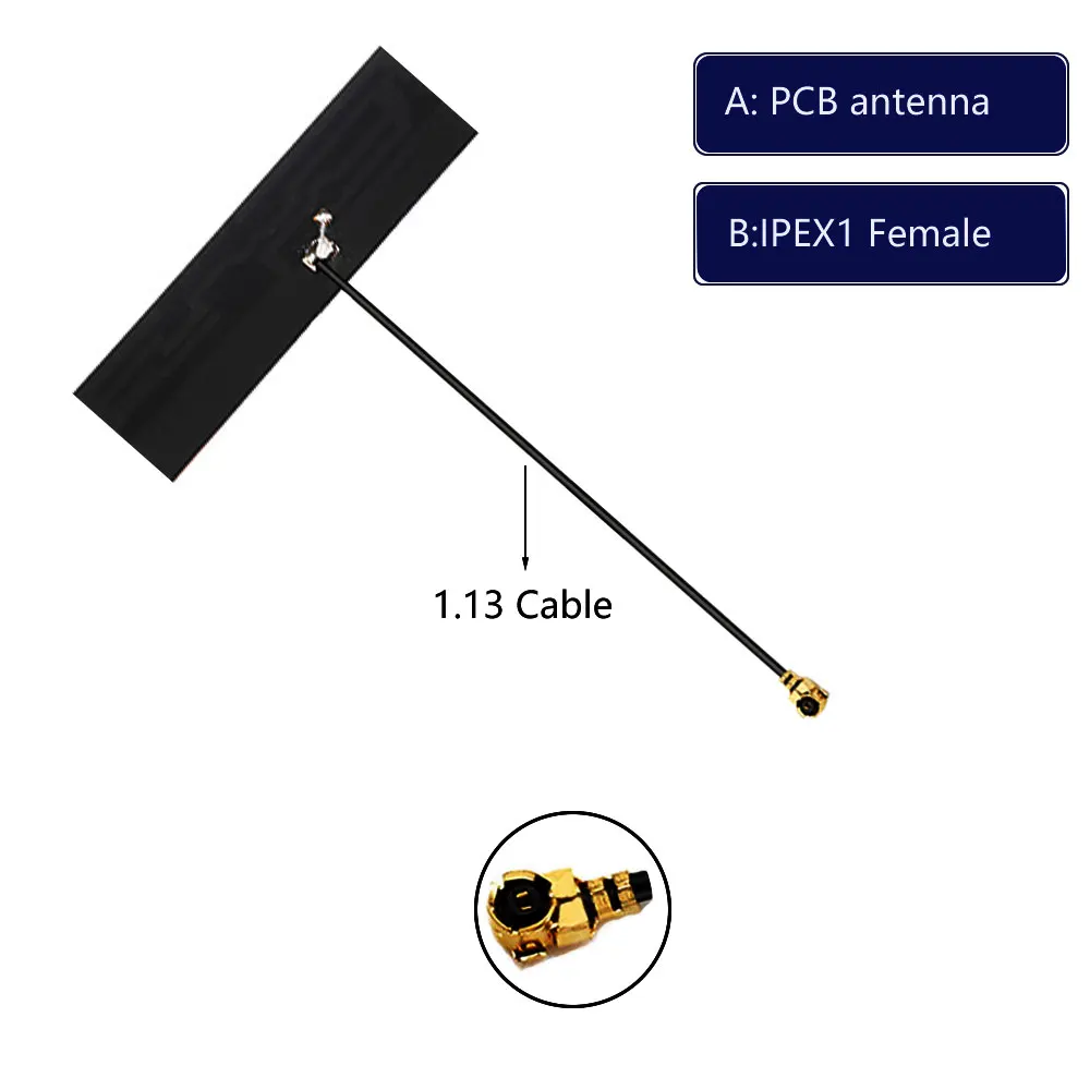 1PCS 868M 915M 2G 3G LTE 4G full band built-in NB iot high gain FPC sticker Soft board antenna