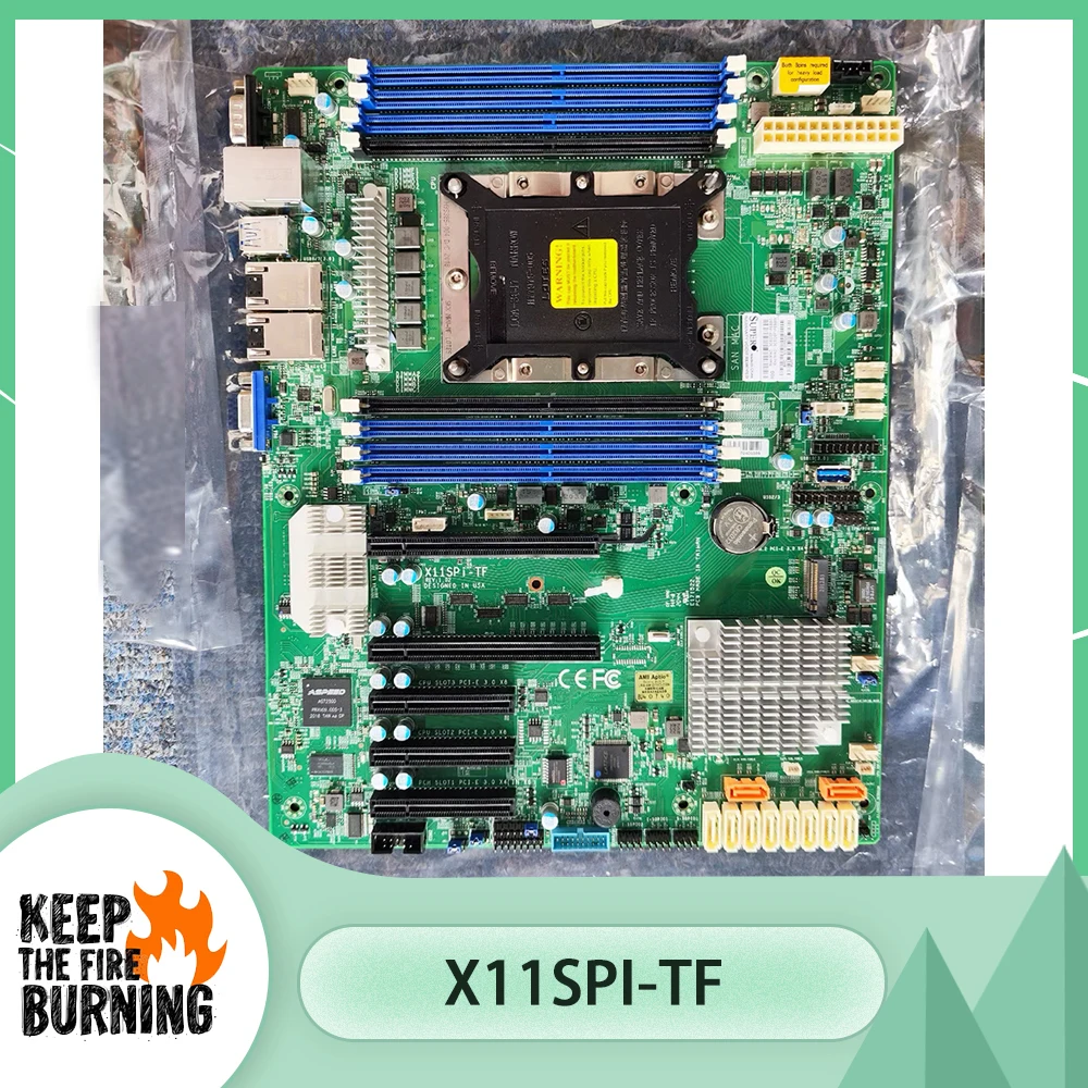 X11SPi-TF For Supermicro LGA3647 Server Motherboard C622 chip M.2 double 10 Gigabit 205W