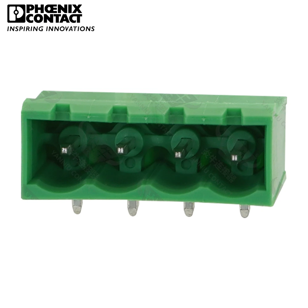 5.08mm Original Genuine Phoenix Contact Connector PCB Pluggable PLUG-IN Terminal Block 4 Pin MSTBA 2.5 G 5.08 1757268 12A 320V