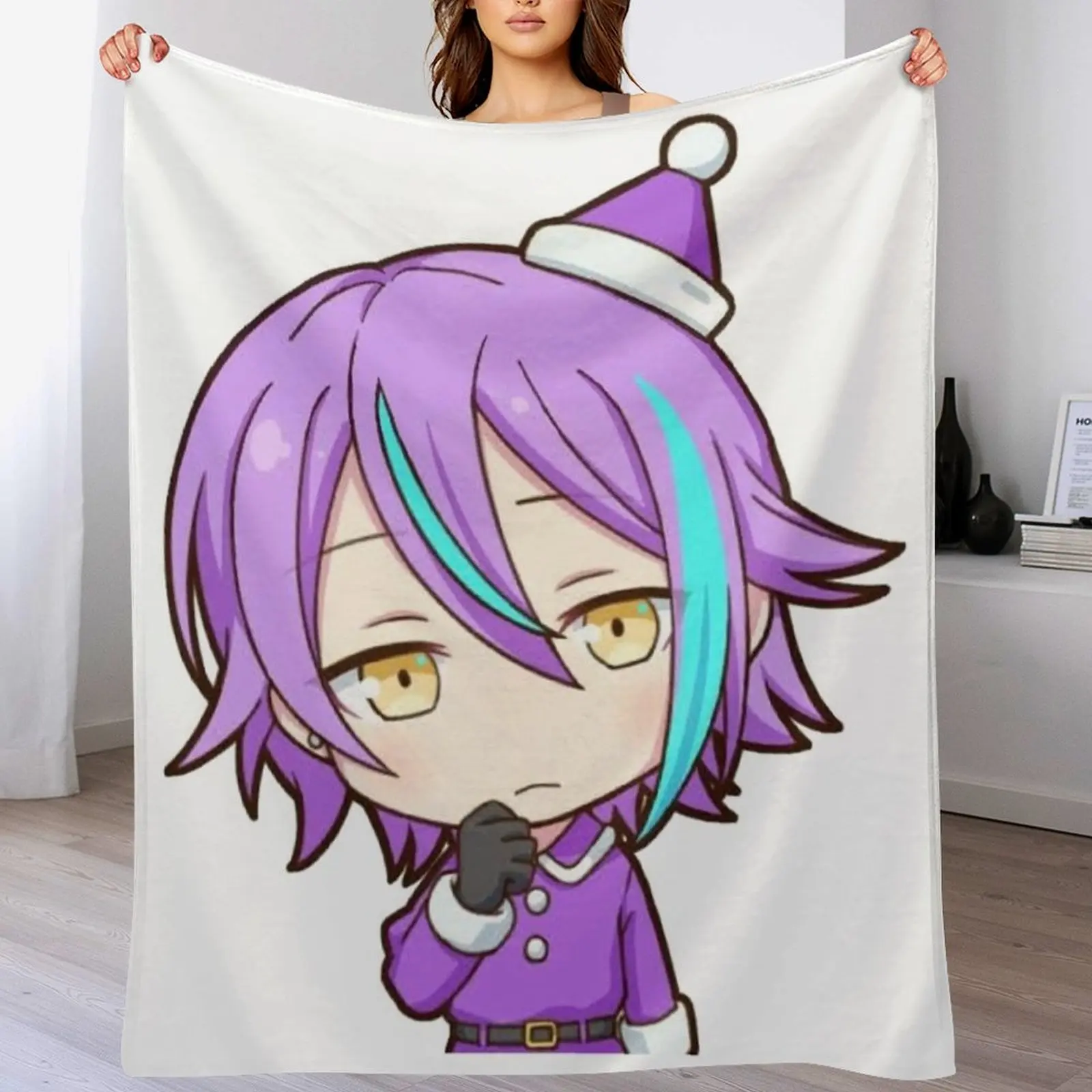 

Kamishiro Rui - Project Sekai Throw Blanket Lightweight Warm Blanket for Travel Camping
