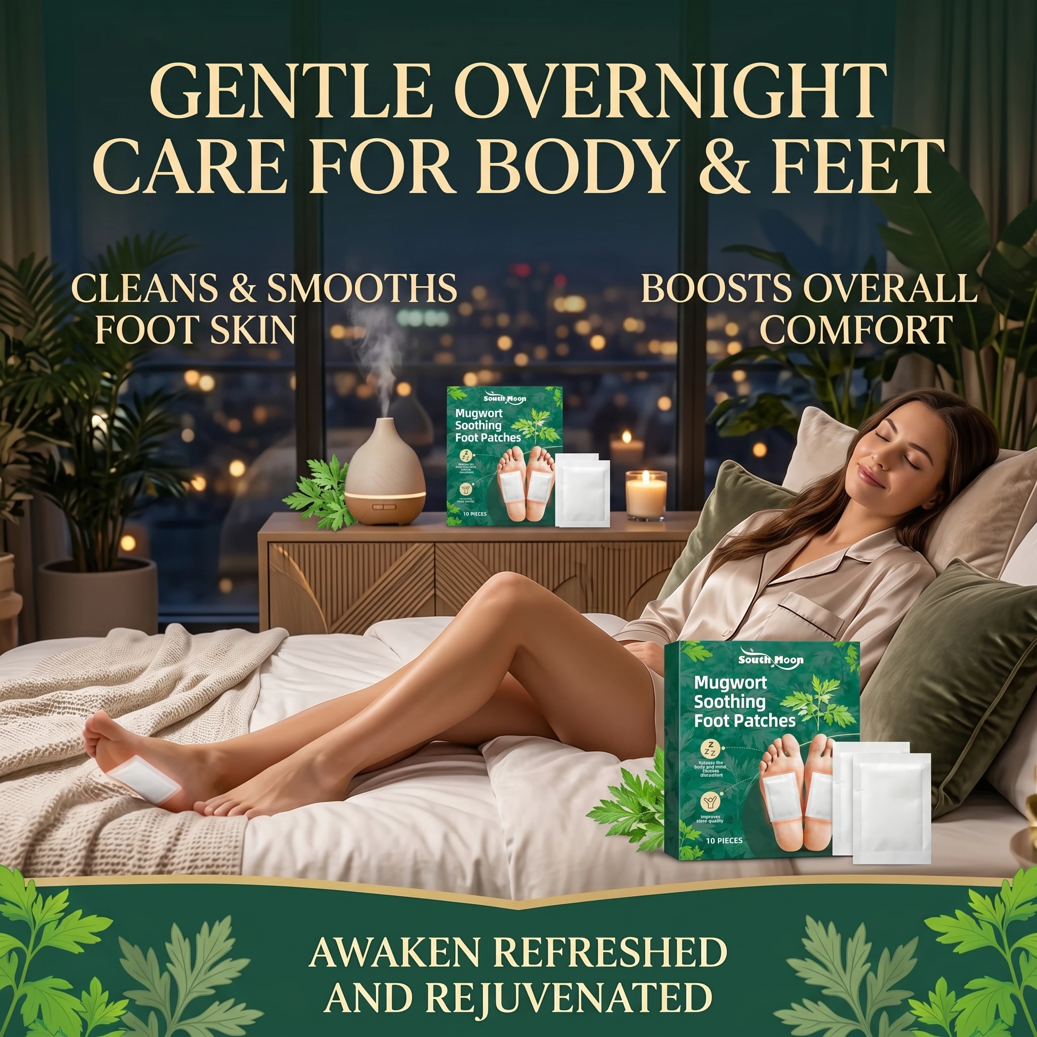 Detox Foot Patch - Parches Calmantes para Pies con Artemisia
