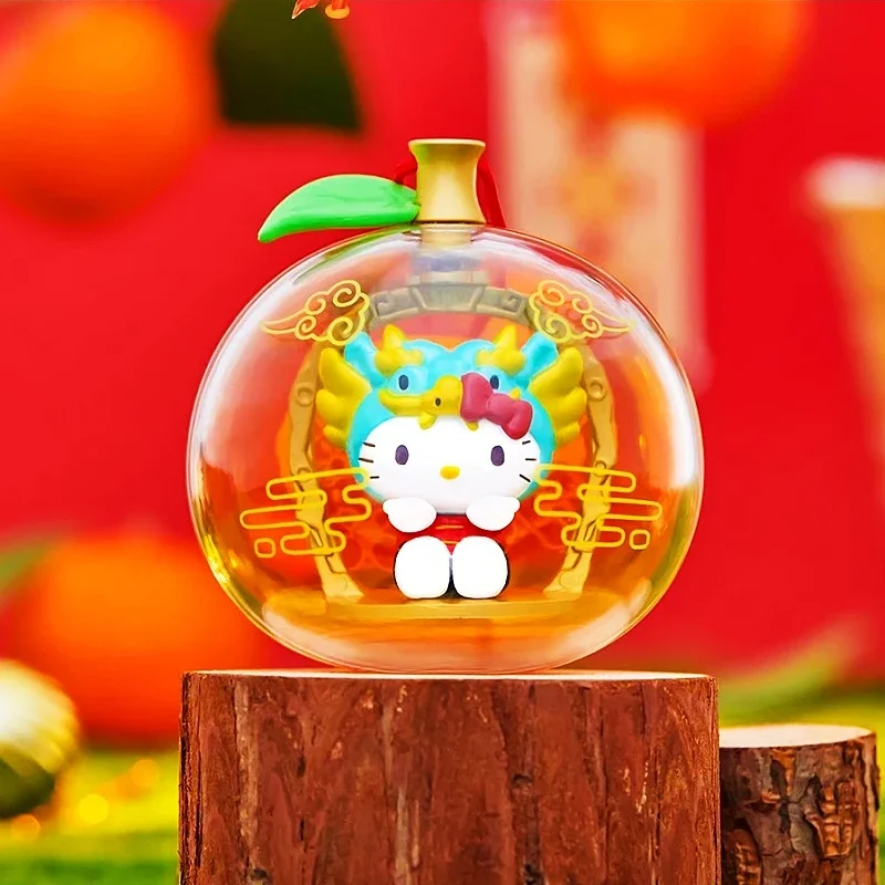 Подлинная подвеска Sanrio Lucky Orange Guardian Series, украшение для нового года, оранжевый кулон, подарок