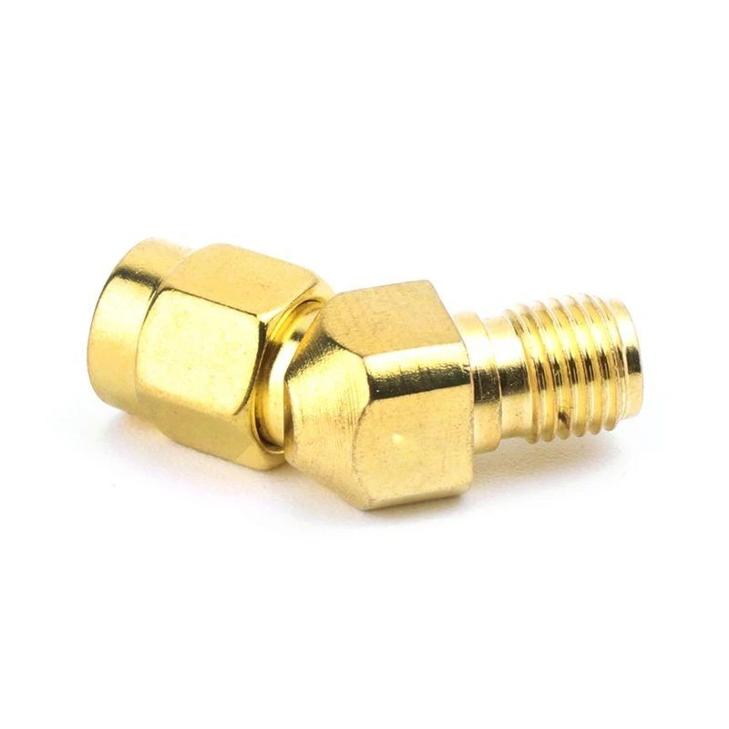 Y2GD SMA Male To SMA Female 45°135°Bevel Adapter Connector For FPV Goggle Antenna