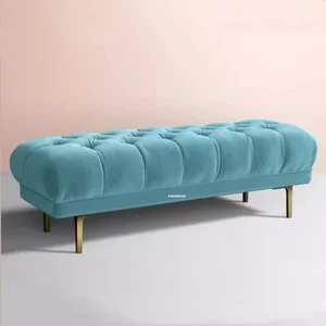 Nordic Velvet Feces Haus Schlafzimmer Bett Finale Bank Minimalistische Wohnzimmer Rechteckige Schuhwechsel Hocker Umkleideraum Sofa Otoman Otoman 10 Hauptverkäufe Banco Veludo - №7