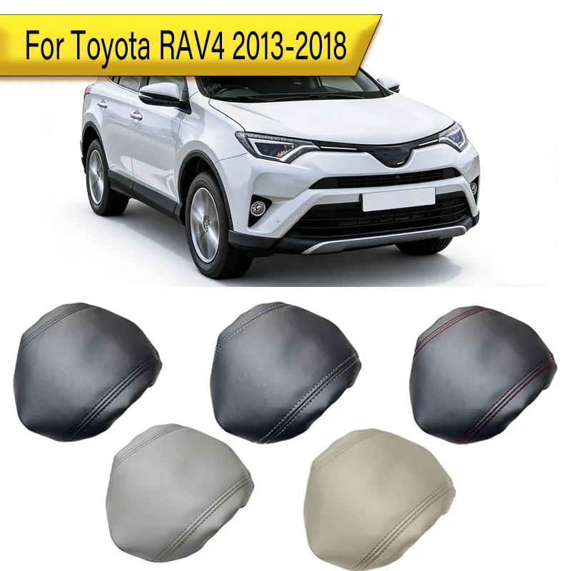 For Toyota Rav4 2013 2014 2015 2016 2017 2018 Car Armrest Box Cover Leather Console Lid Armrest Replacement