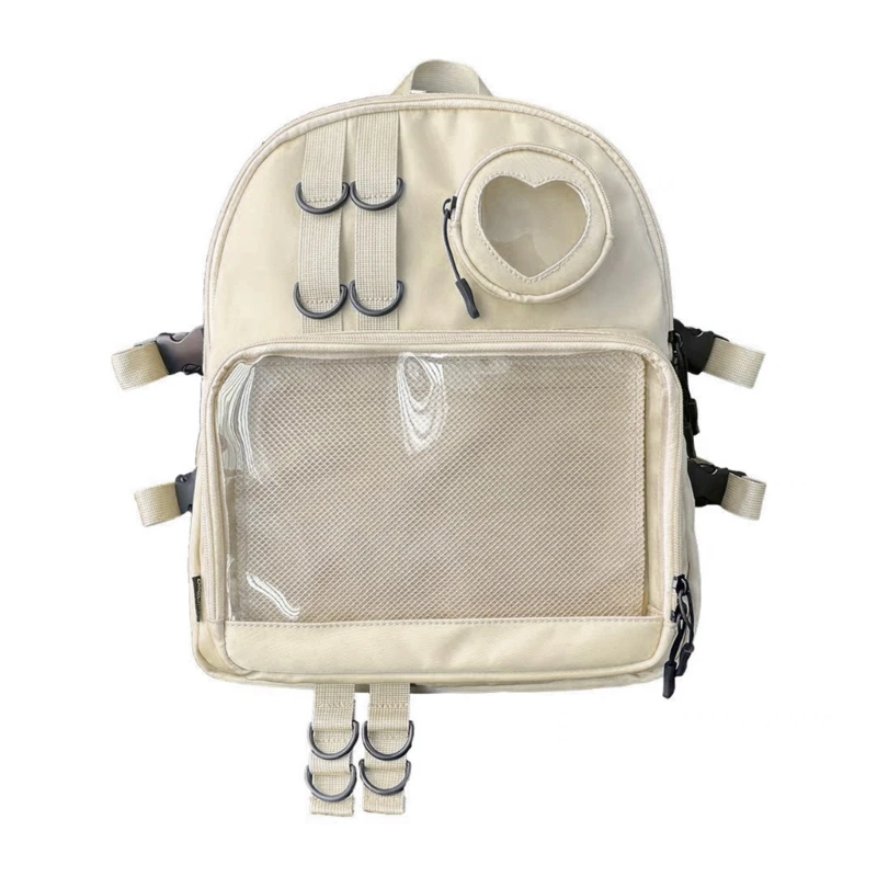 Student School Backpack Women Travel Backpack Japanese Clear Backpacks