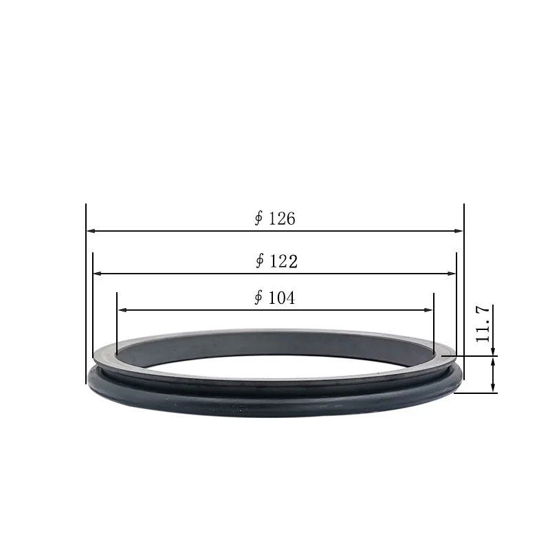 Applicable to the grinding mirror oil seal/floating oil seal of the walking motor gearbox of Yanmar VIO17 excavator