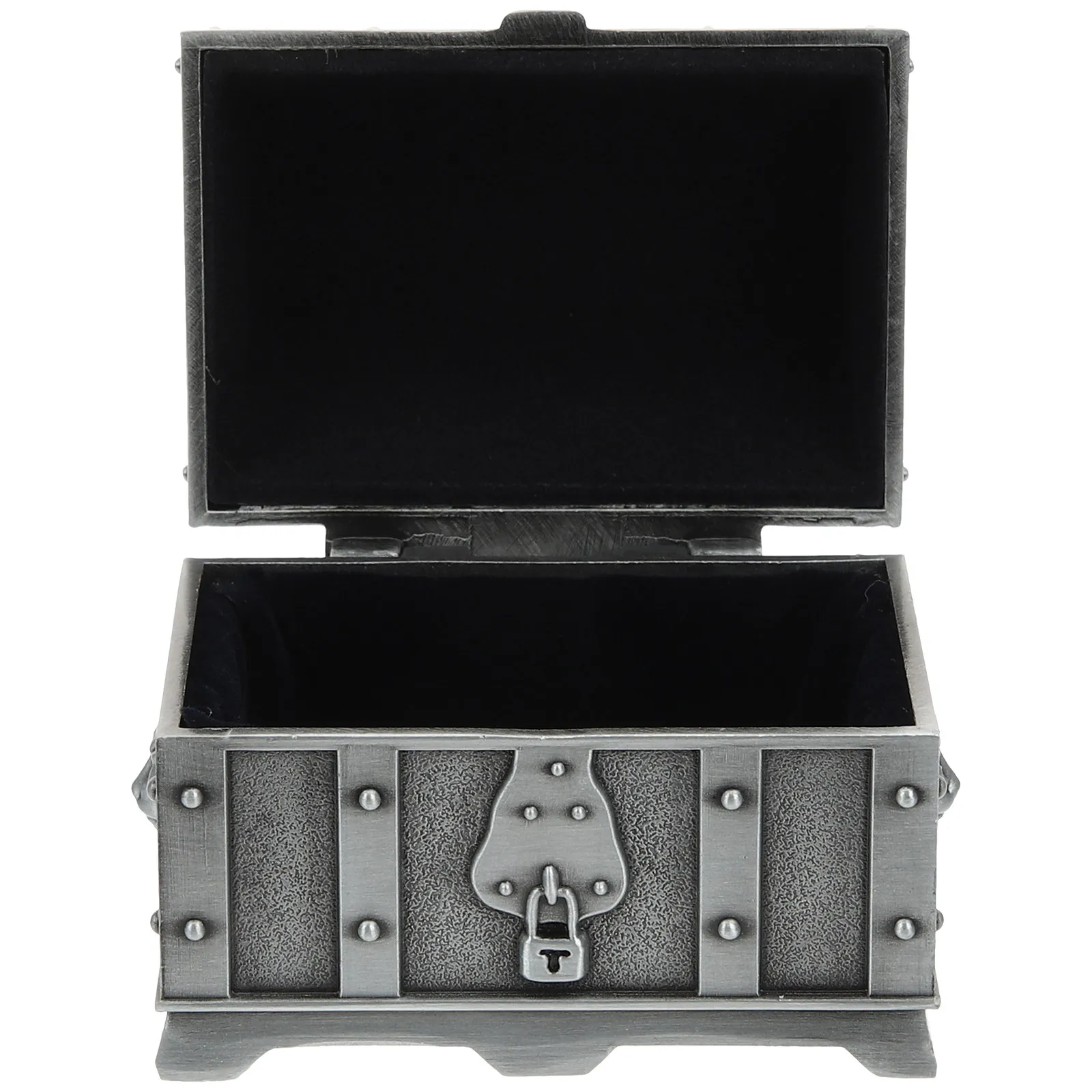 

Jewelry Storage Box Premium Alloy Retro Earring Ring Organizer Decorative Storage Case Desktop Decor Vintage Jewelry Organizer