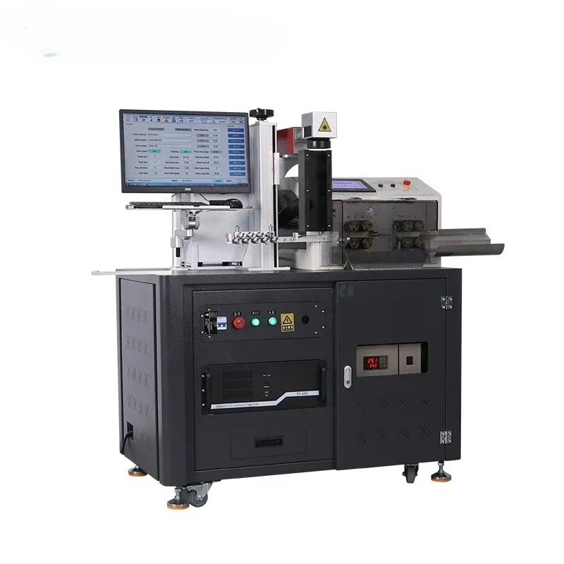 1-16mm2 Intelligent System Electric Wire Stripping And Laser Marking Machine EW-3035+L Cable Stripping And Marking Machine