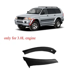 1 PCS Black 3.0L Front Bumper Cover for Pajero Sport K90 MR607473 Bumper Side for Nativa Front Bumper Eyebrow for Montero Sport