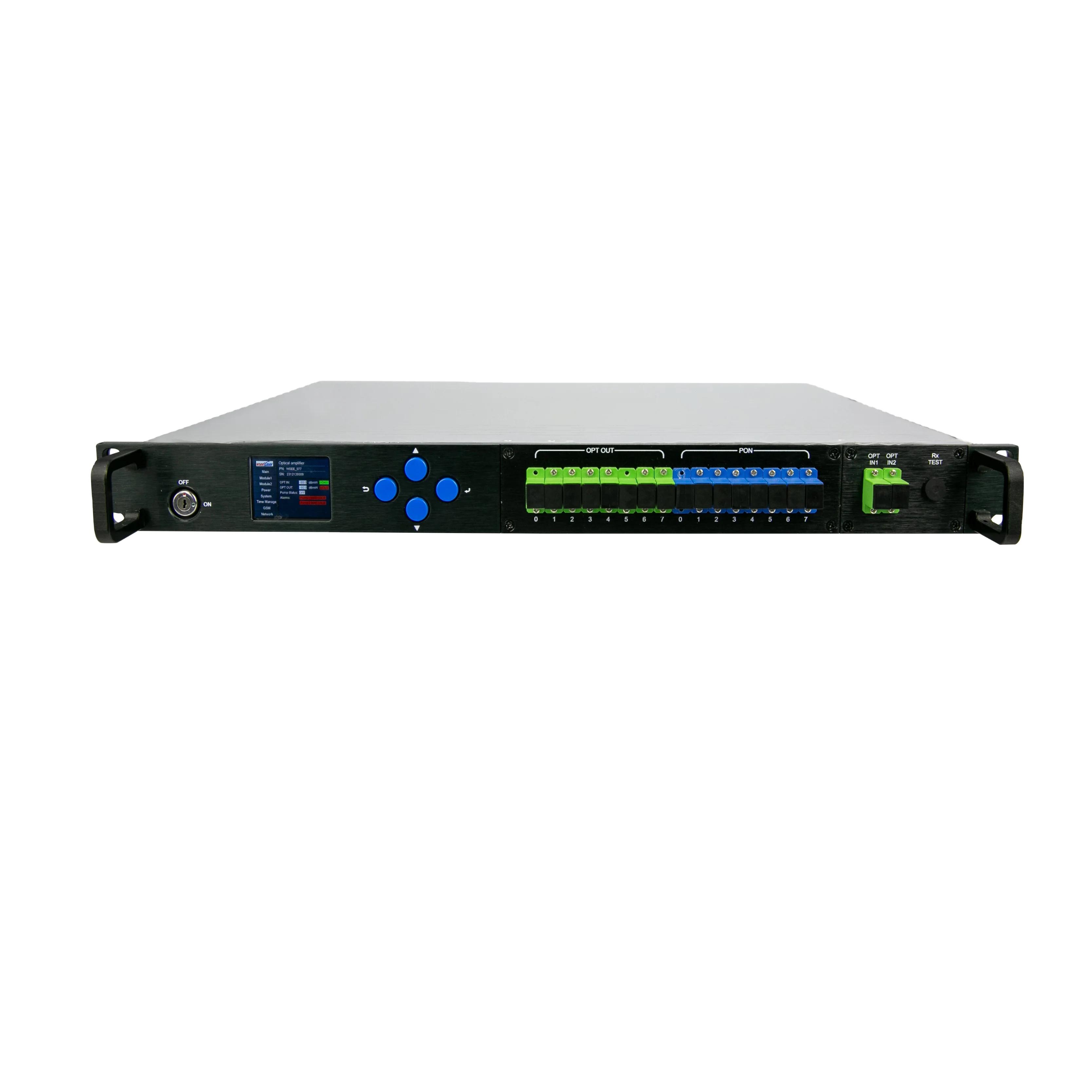 

EDFA Amplifier WDM EDFA 8 16 Port 1550nm Optical Amplifier Fiber Optic Equipment