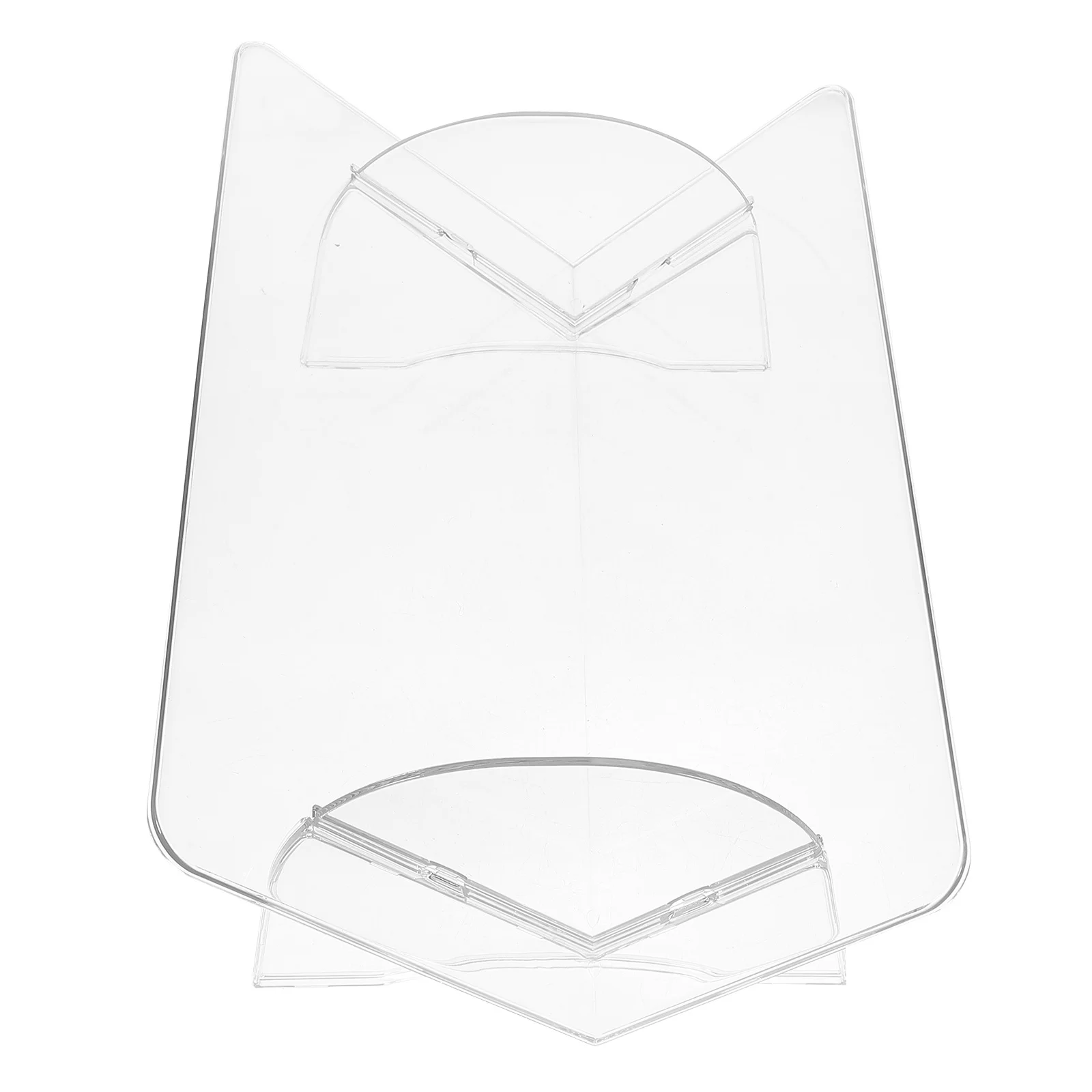 

Transparent Book Holder Desktop Shelf Cartoon Design Practical Office Desk Organizer Sturdy Book Storage Desktop Bookcase